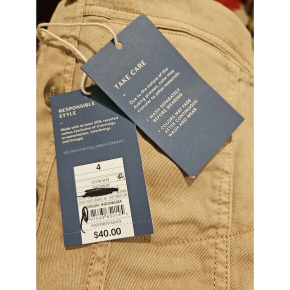 Women's Universal Thread Boilersuit Utility Jumpsuit Tan 4 - Picture 5 of 6